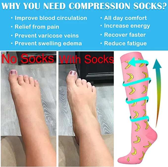 1-Pair Cool Compression Socks ( 20-30MMHG) | Actinput