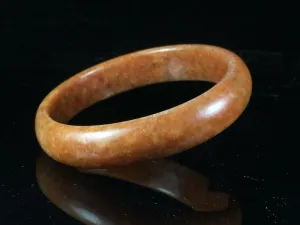 10% OFF- 57/58/59mm Certified Natural Red Yellow Jadeite Emerald A*Jade HandCarved Lucky Bracelet Bangle GX631