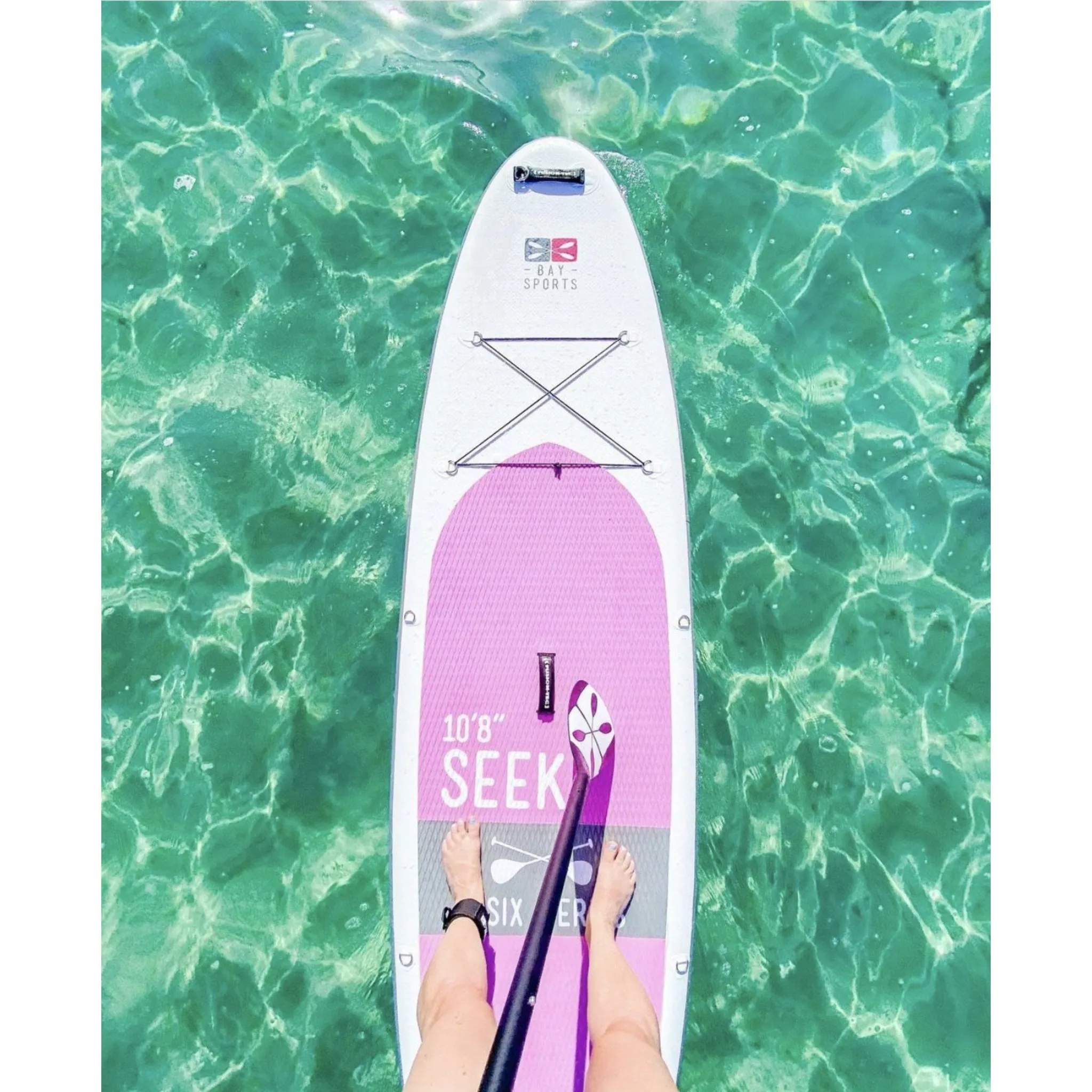 10'8" Seek (BasiX Series) - Inflatable Stand Up Paddle Board Package