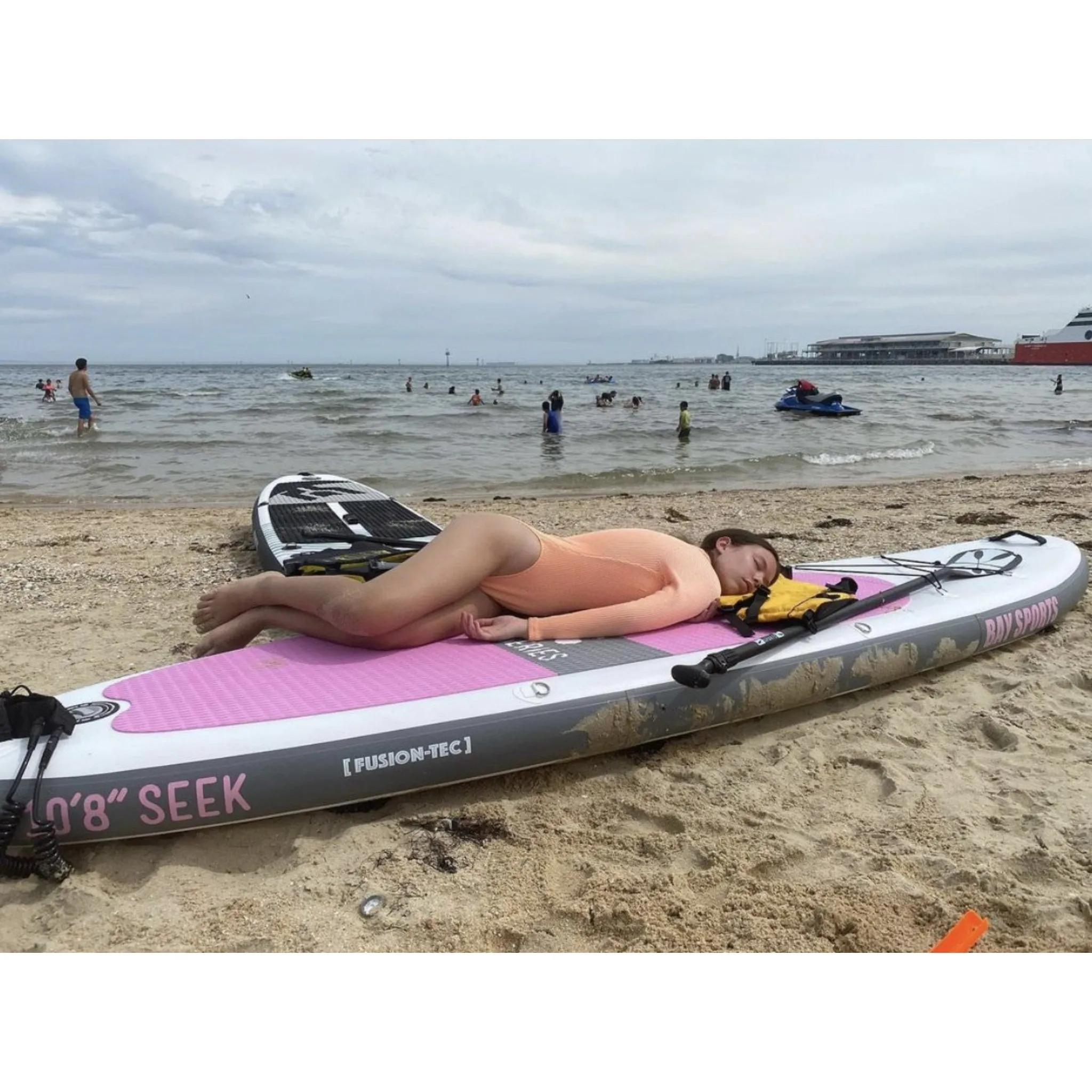 10'8" Seek (BasiX Series) - Inflatable Stand Up Paddle Board Package