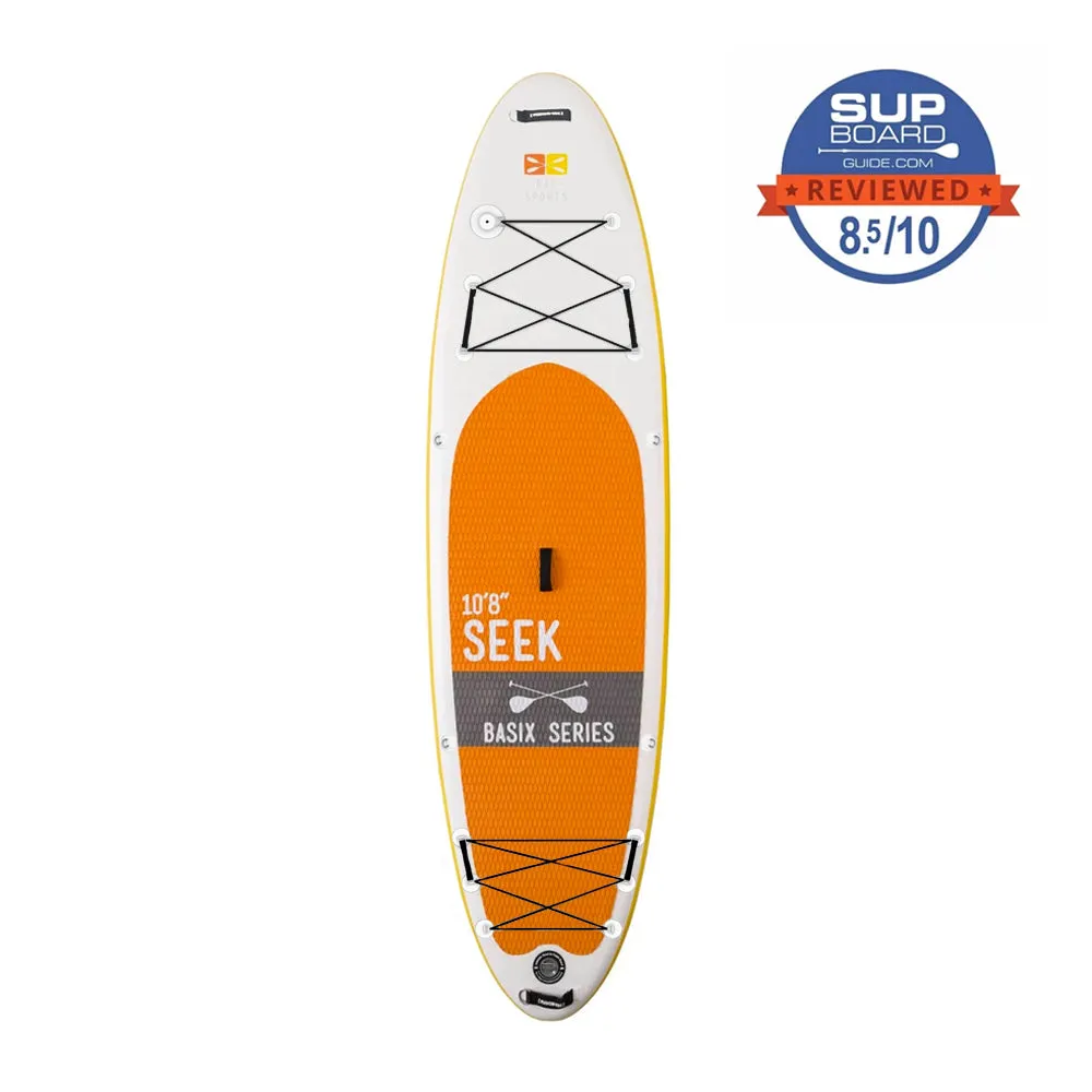 10'8" Seek (BasiX Series) - Inflatable Stand Up Paddle Board Package