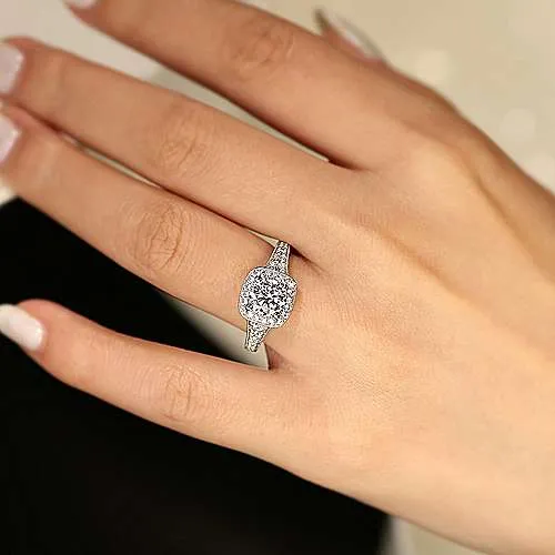 14kt Halo Style Ring