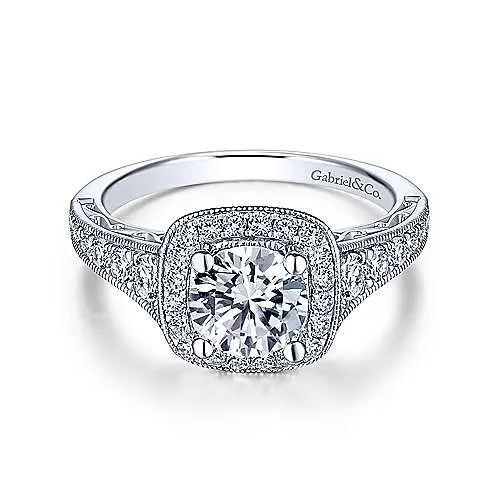 14kt Halo Style Ring