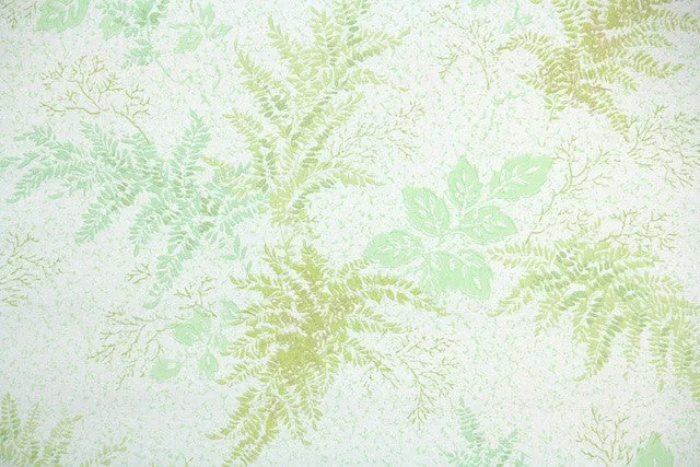 1960s Botanical Vintage Wallpaper