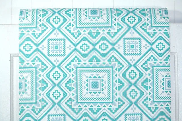 1970s Geometric Vintage Wallpaper