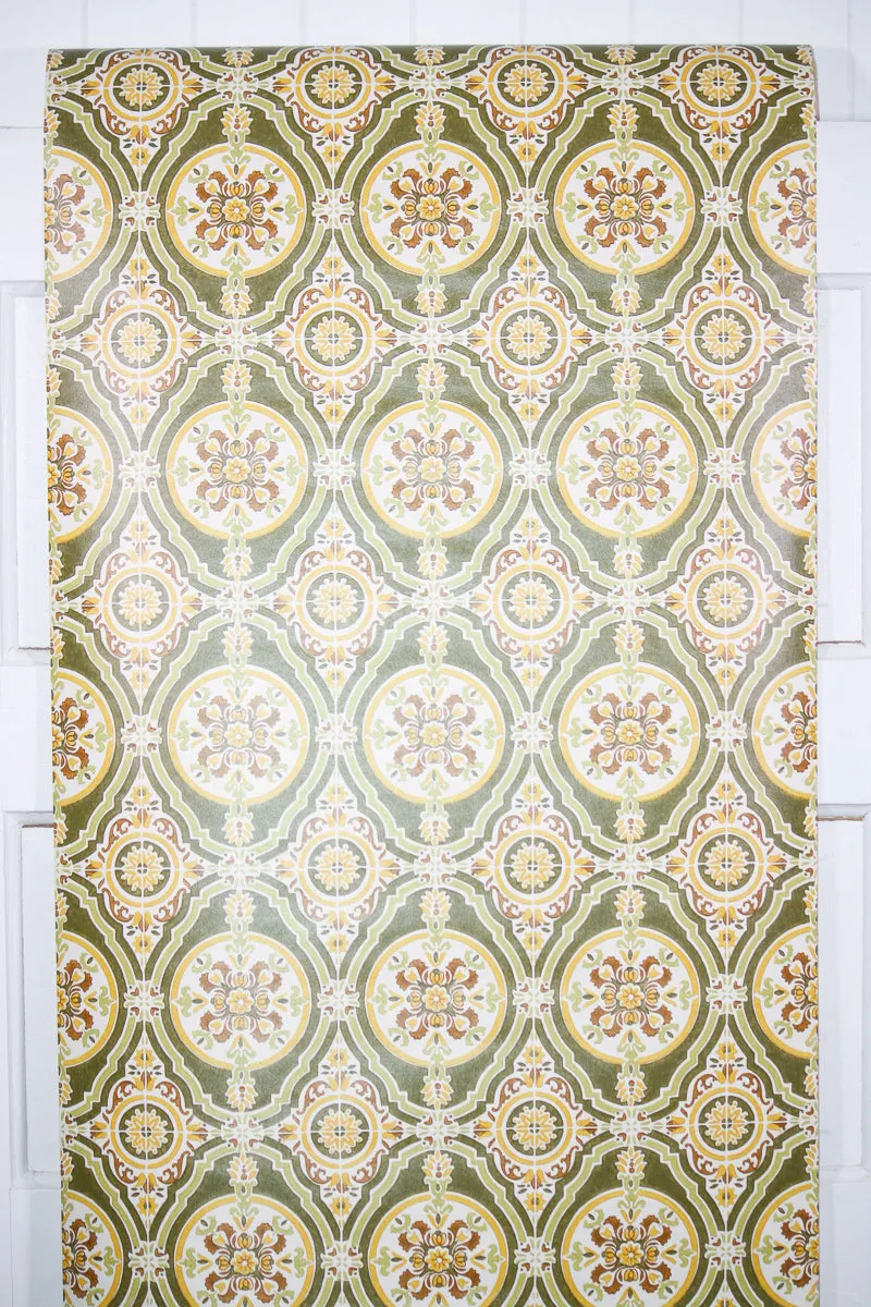 1970s Geometric Vintage Wallpaper