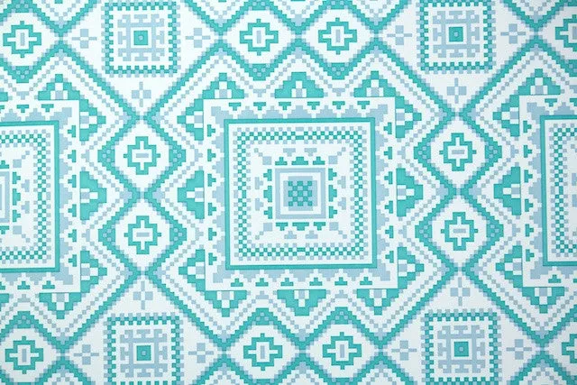 1970s Geometric Vintage Wallpaper