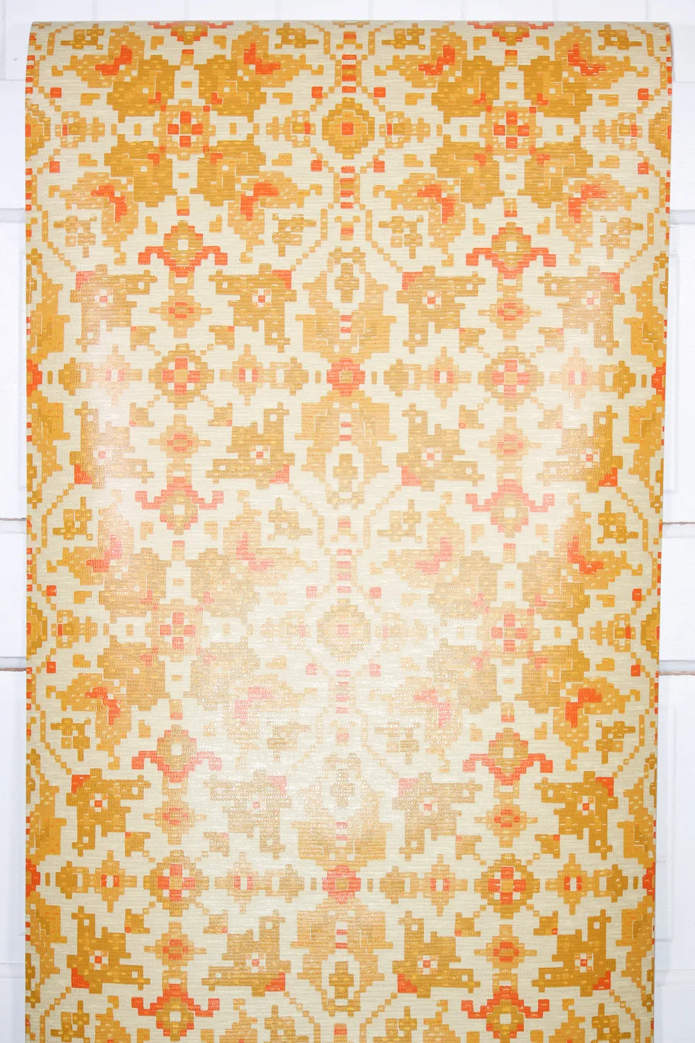1970s Geometric Vintage Wallpaper