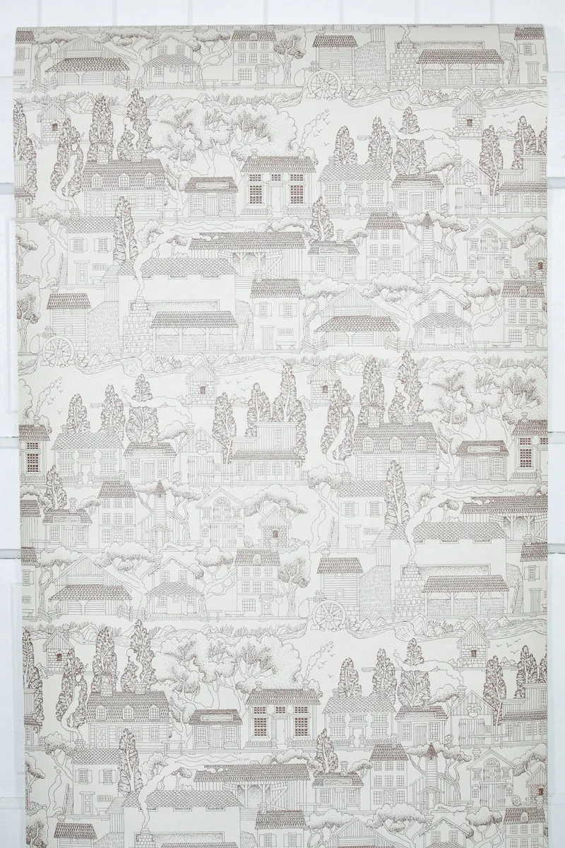 1970s Novelty Vintage Wallpaper