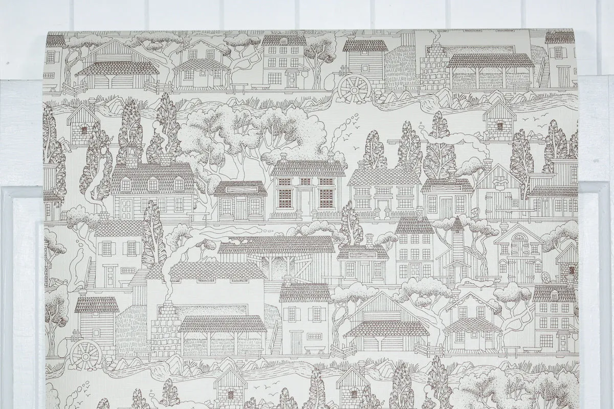 1970s Novelty Vintage Wallpaper
