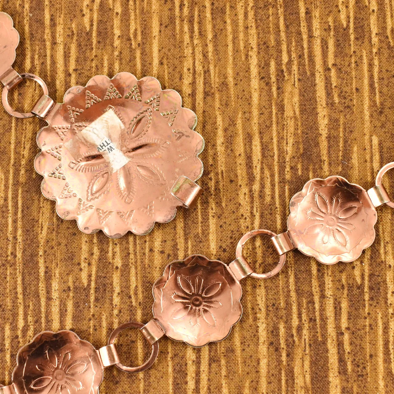 1980s Copper Concho Style Belt