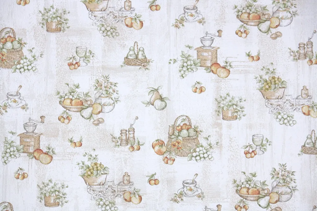 1980s Kitchen Vintage Wallpaper