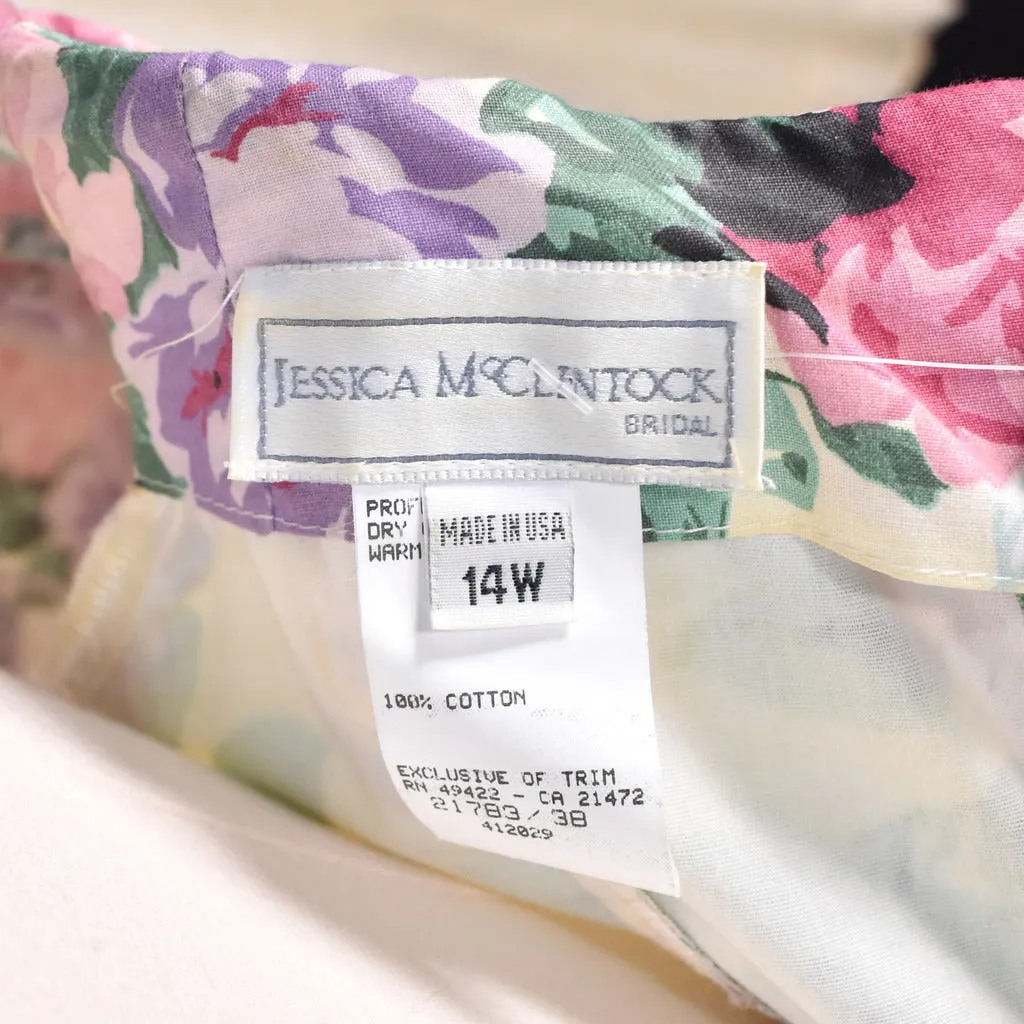 1990s Floral McClintock Dress