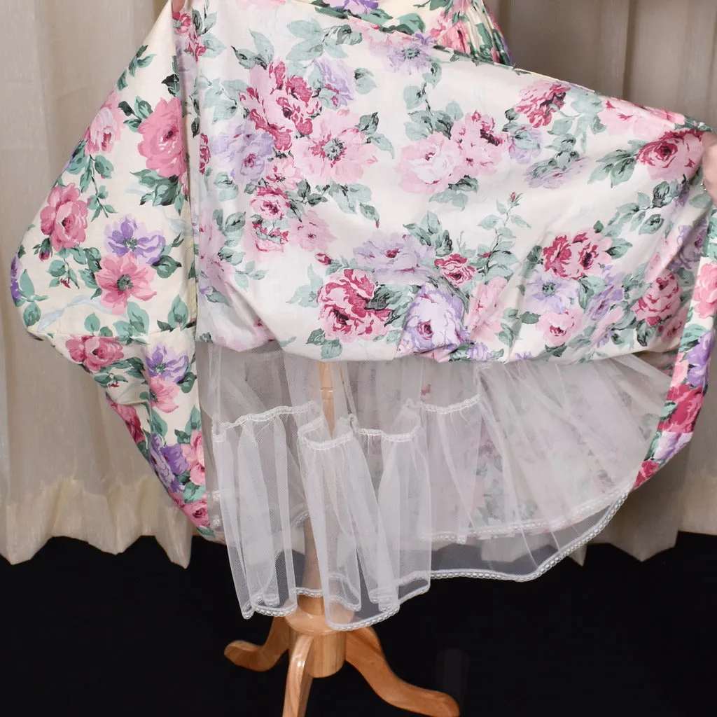 1990s Floral McClintock Dress