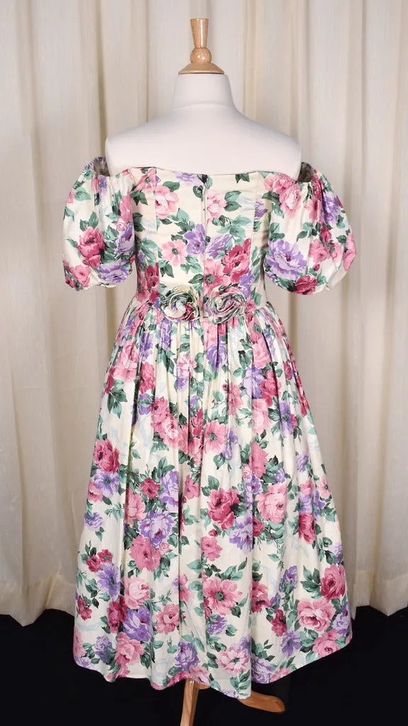 1990s Floral McClintock Dress