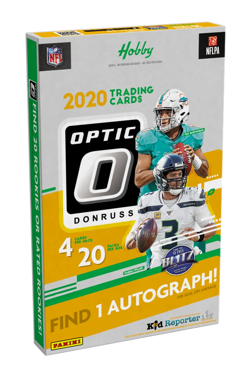 2020 NFL Panini Donruss Optic Football Hobby 1 Box Break #2