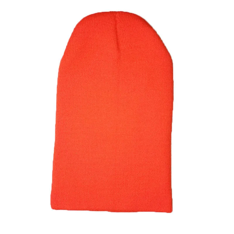 28 Colors Fashion Knitted Neon Women Beanie Girls Casual Cap Women's Warm Hats Unisex