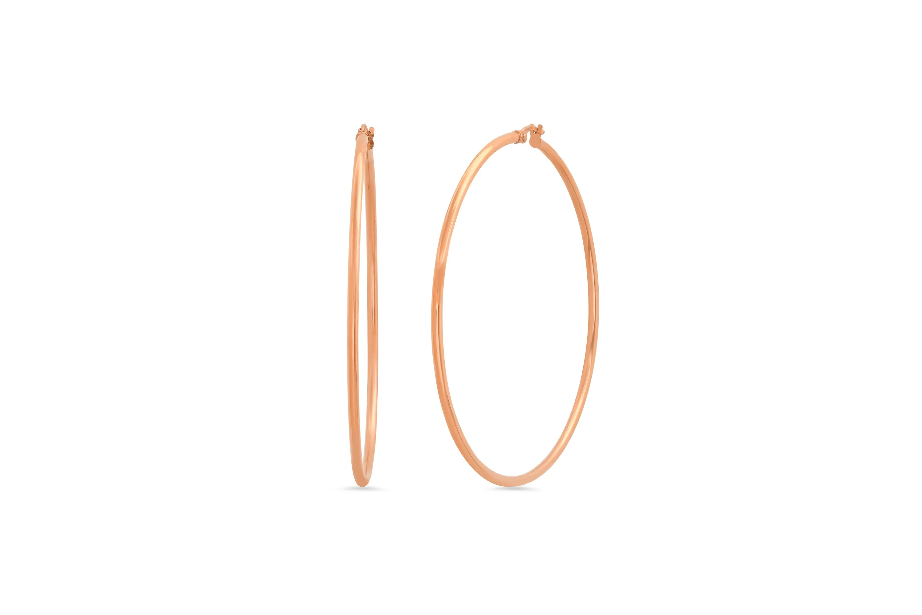 2" Skinny Hoop Earrings