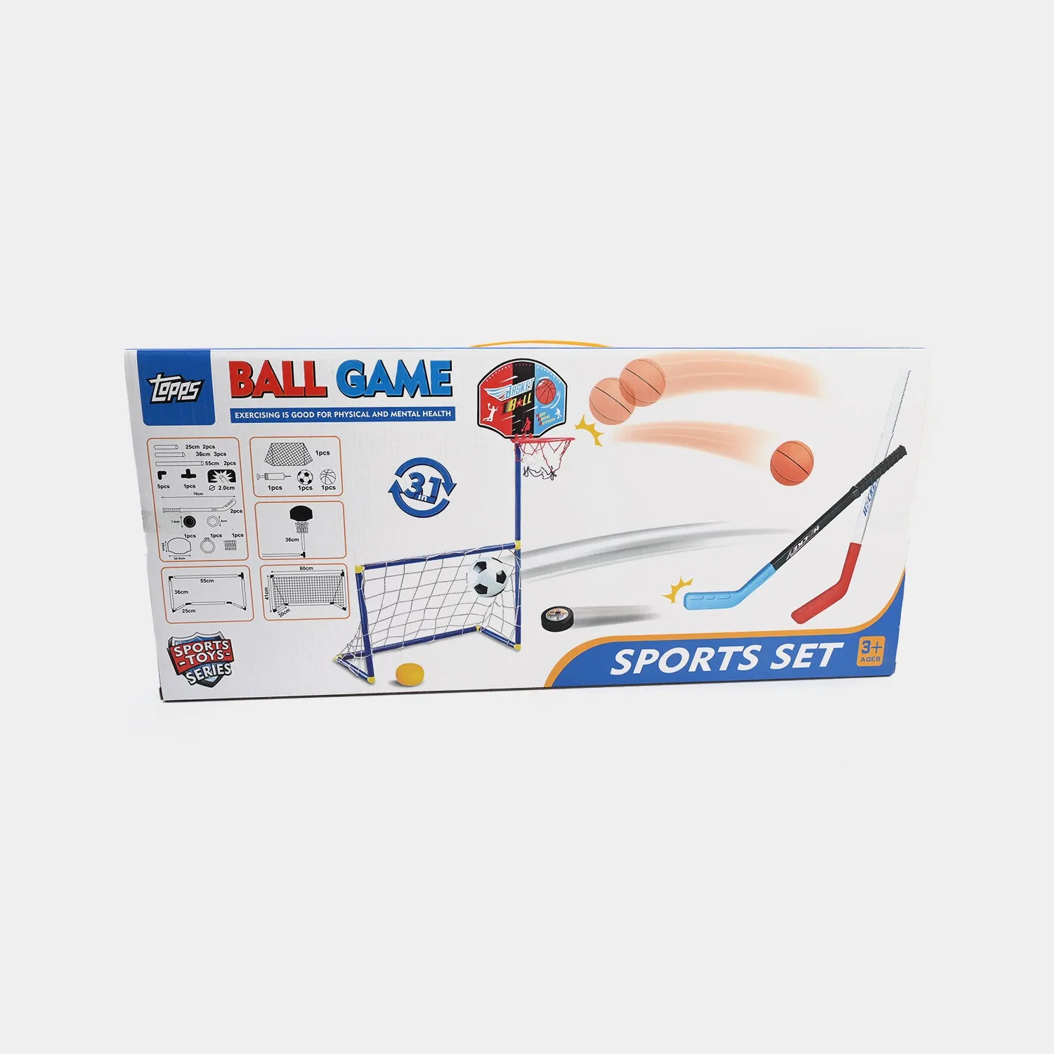 3 In 1 Sports Play Set