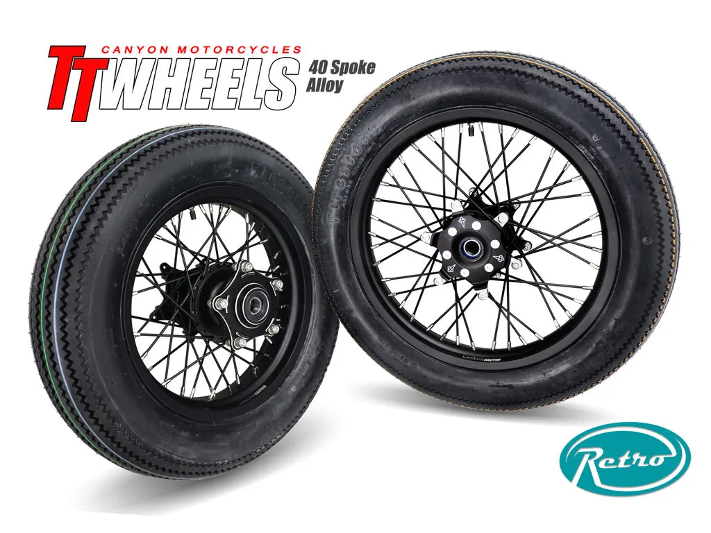 40 Spoke Alloy Retro Wheel Kit - Stage 2