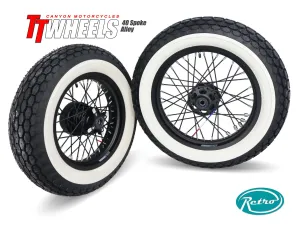 40 Spoke Alloy Retro Wheel Kit - Stage 2