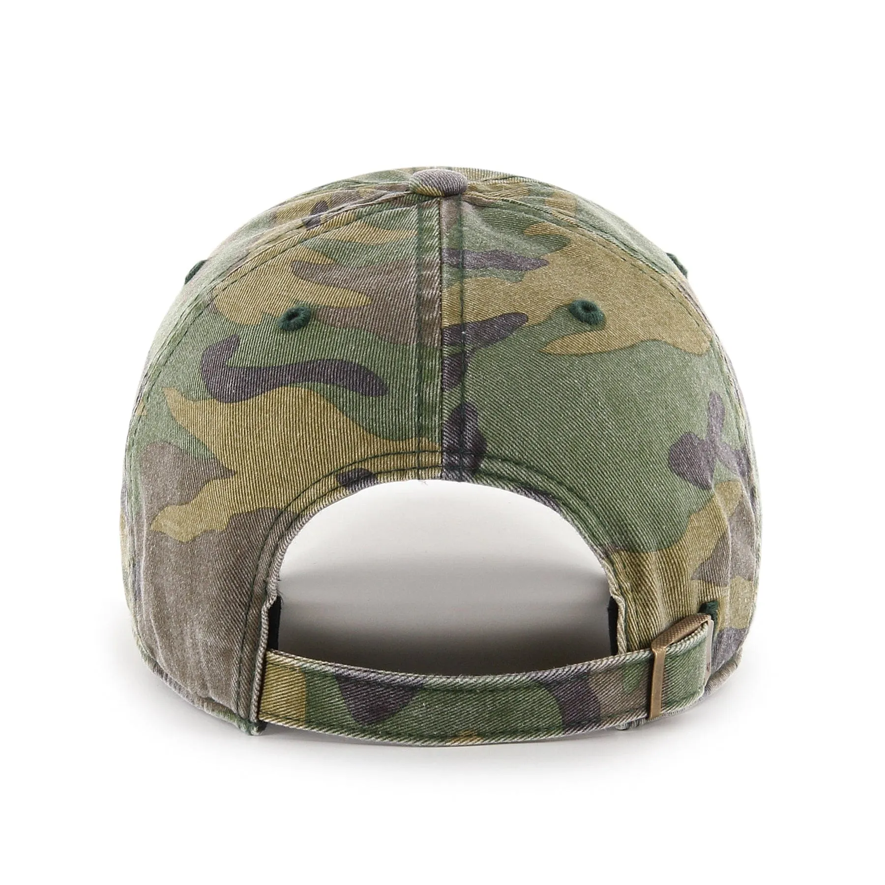 47 Brand NHL Camo Clean Up Adjustable Hat - Edmonton Oilers
