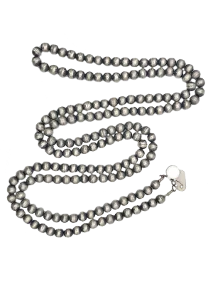 60" 11mm Navajo Pearl Necklace