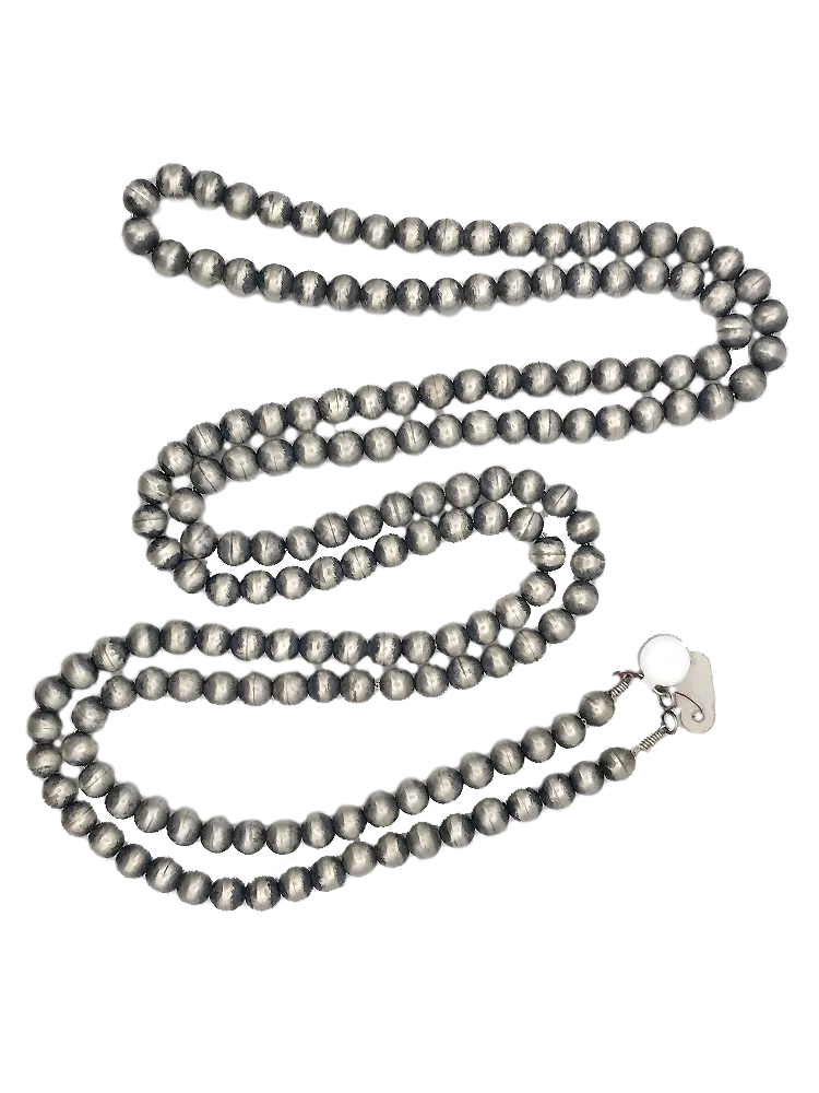 60" 11mm Navajo Pearl Necklace