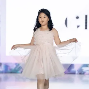 [8/9y] Tutu Du Monde Pink Adjustable Strap Tulle Dress