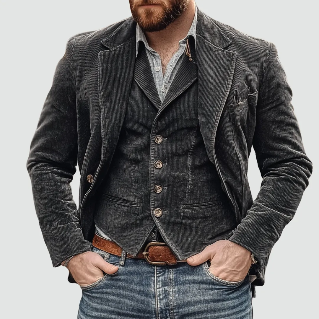 Adan - Vintage Blazer and Vest