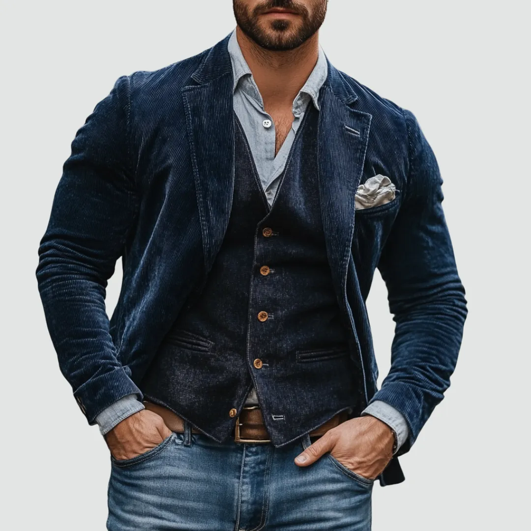 Adan - Vintage Blazer and Vest