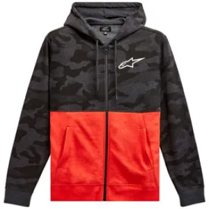ALPINESTARS CAMO BLOCK ZIP-UP HOODED SWEATSHIRT