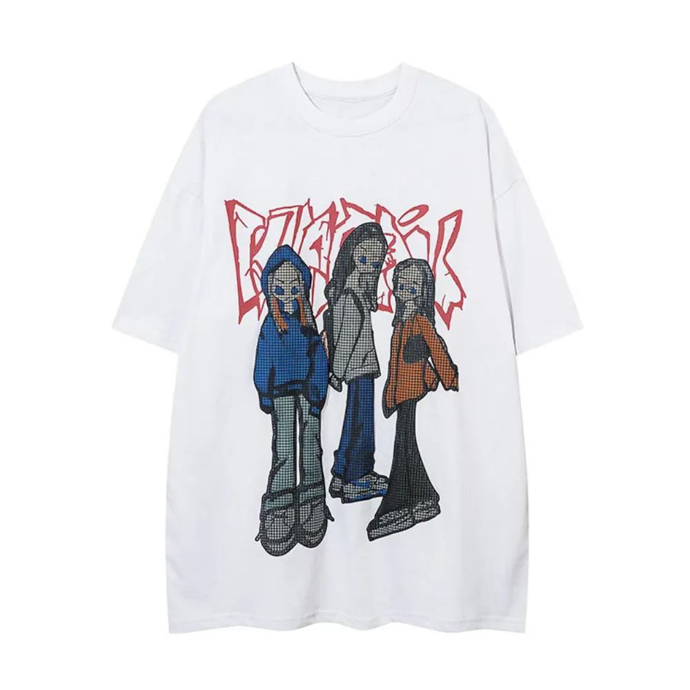 American Three Girls Mosaic T-Shirt
