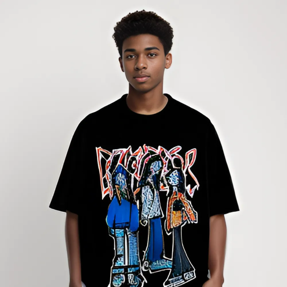 American Three Girls Mosaic T-Shirt