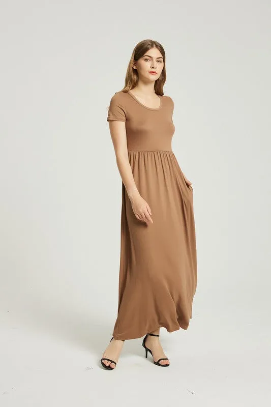 Annva USA Women's Summer Casual Maxi Dress With Pocket