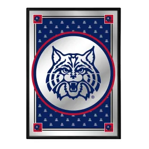 Arizona Wildcats: Team Spirit, Mascot - Framed Mirrored Wall Sign