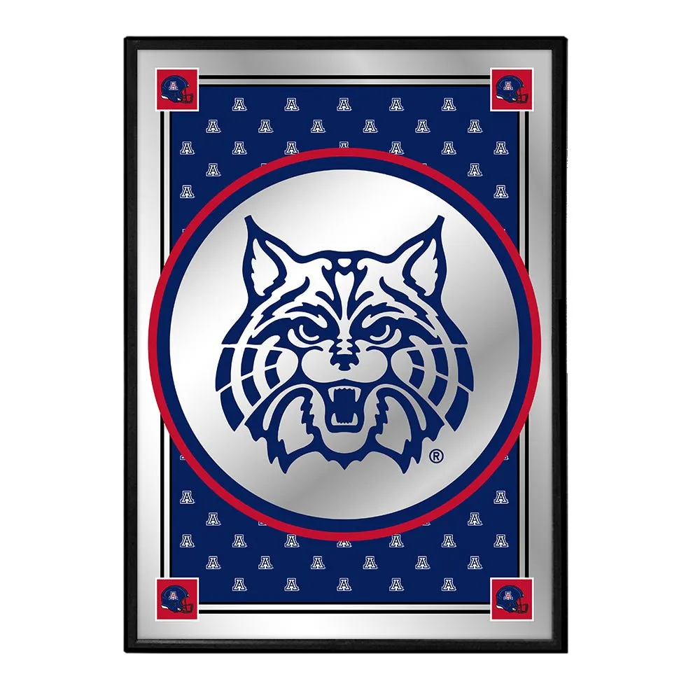 Arizona Wildcats: Team Spirit, Mascot - Framed Mirrored Wall Sign
