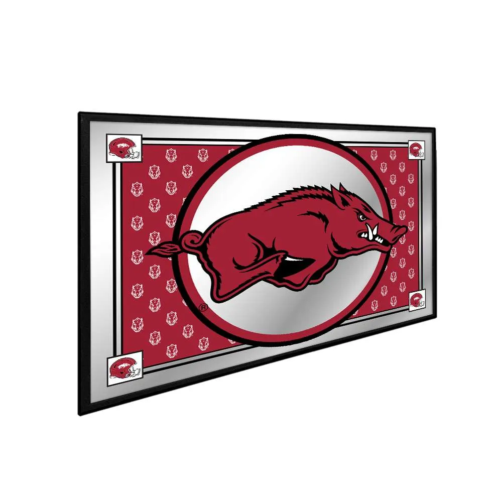 Arkansas Razorbacks: Mascot, Team Spirit Framed Mirrored Wall Sign