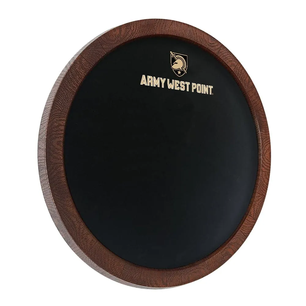 Army Black Knights: Chalkboard "Faux" Barrel Top Sign