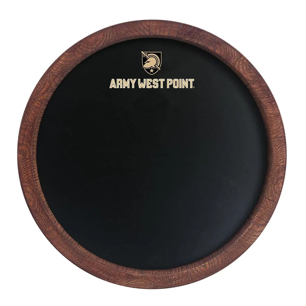 Army Black Knights: Chalkboard "Faux" Barrel Top Sign