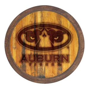 Auburn Tigers: Branded "Faux" Barrel Top Sign