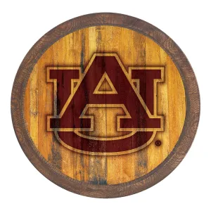 Auburn Tigers: Branded "Faux" Barrel Top Sign