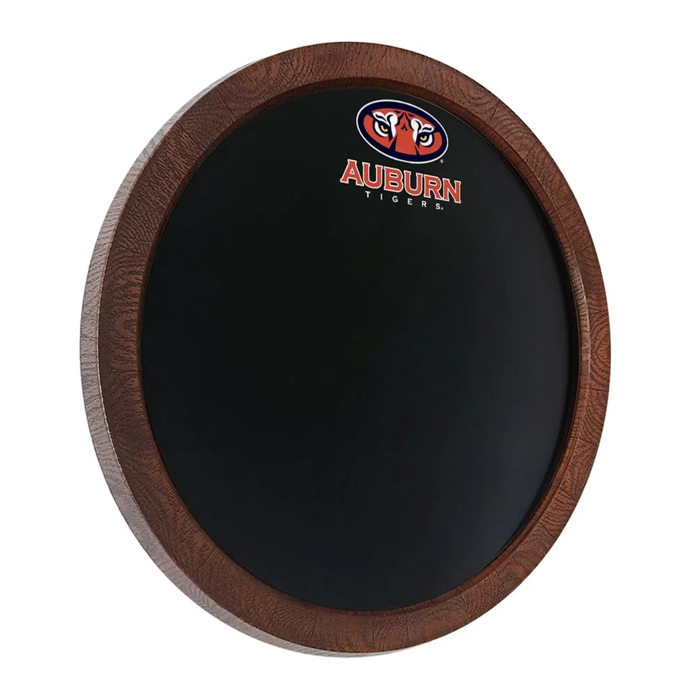 Auburn Tigers: Chalkboard "Faux" Barrel Top Sign