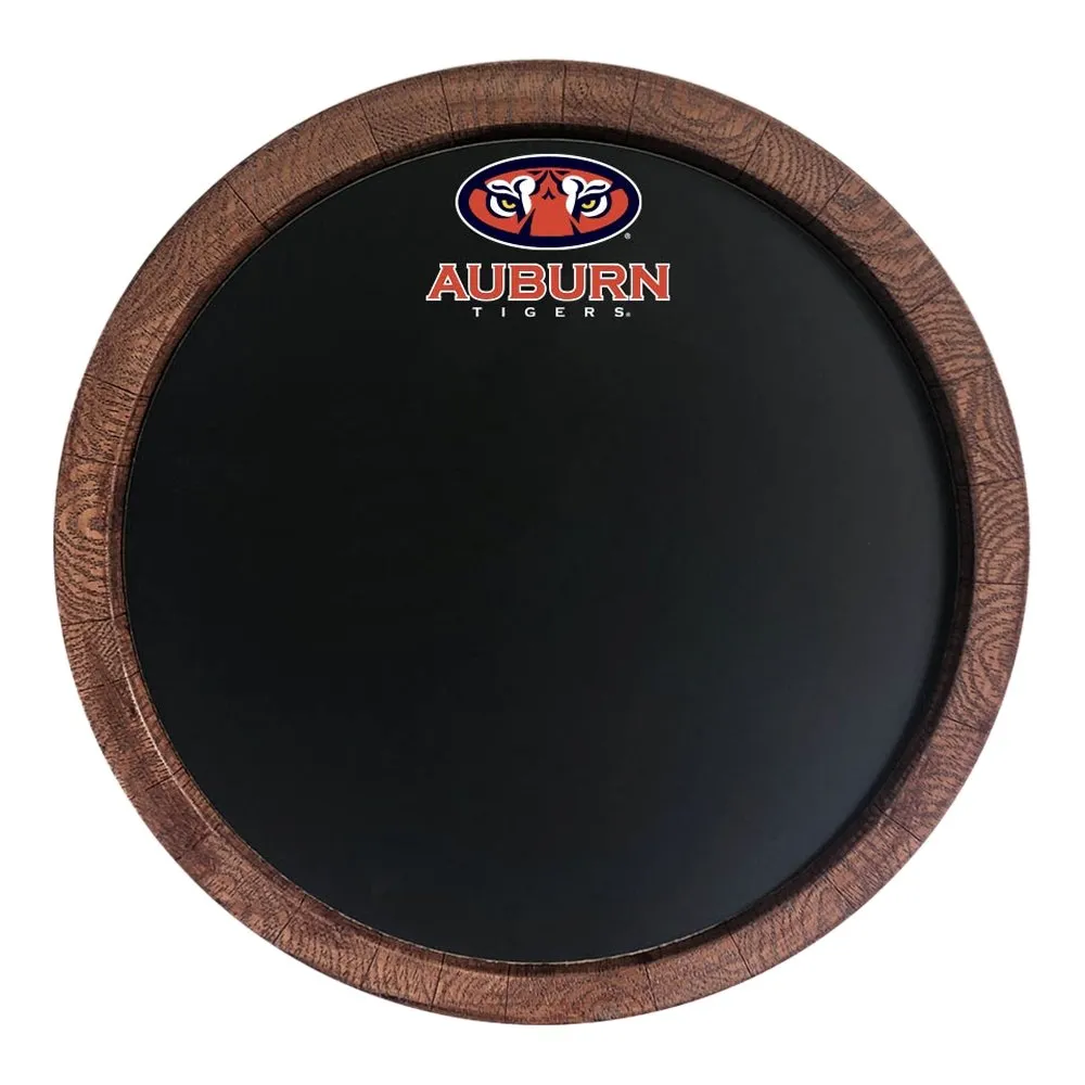 Auburn Tigers: Chalkboard "Faux" Barrel Top Sign