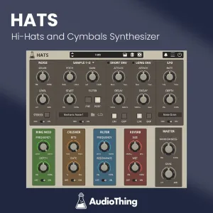 AudioThing Hats - drum synthesizer