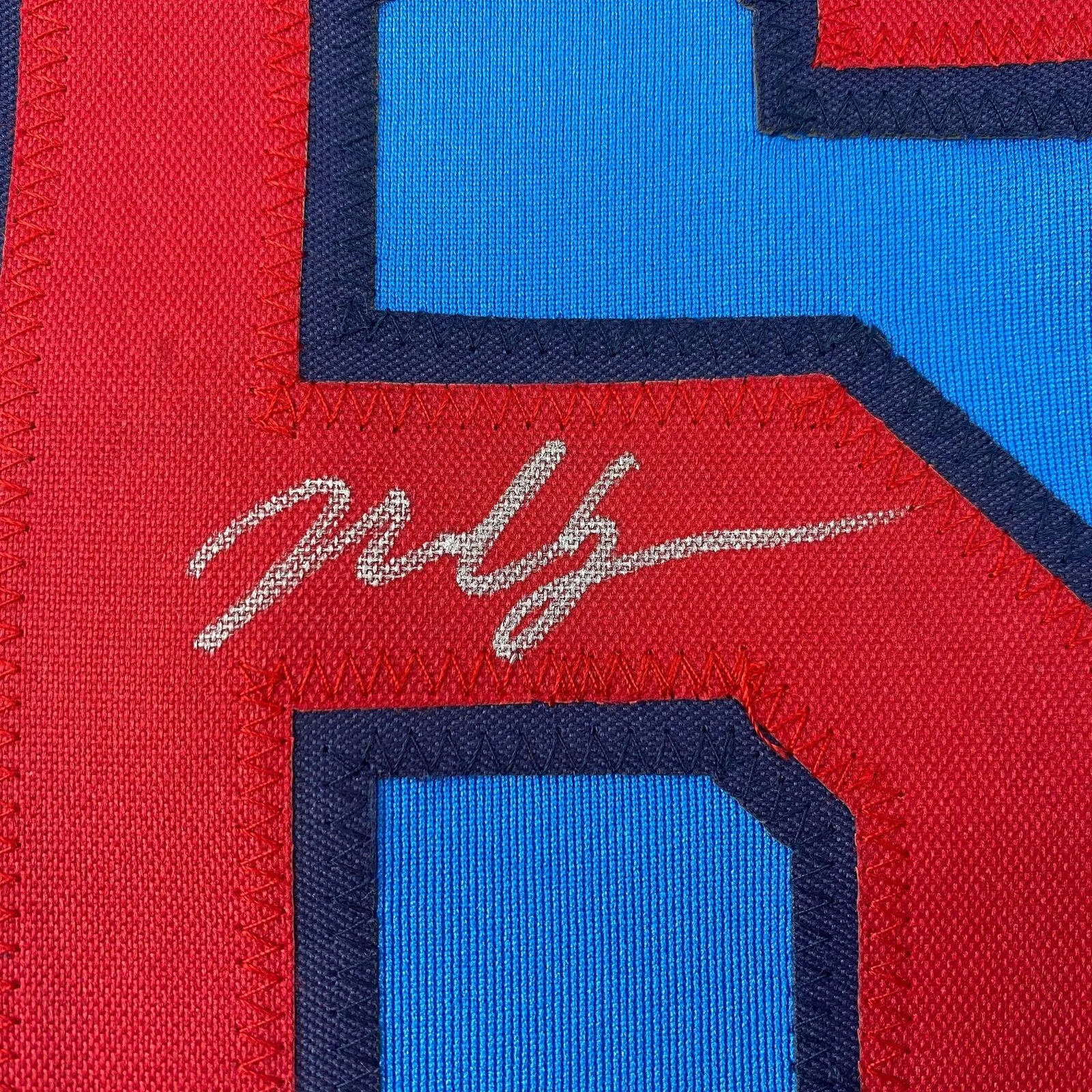 Autographed/Signed Nolan Gorman St. Louis Blue Baseball Jersey JSA COA