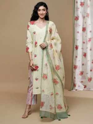 Bageecha Corn Yellow Kurta