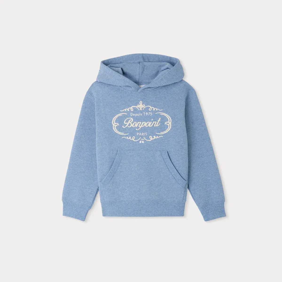 Barack ocean blue cotton sweatshirt