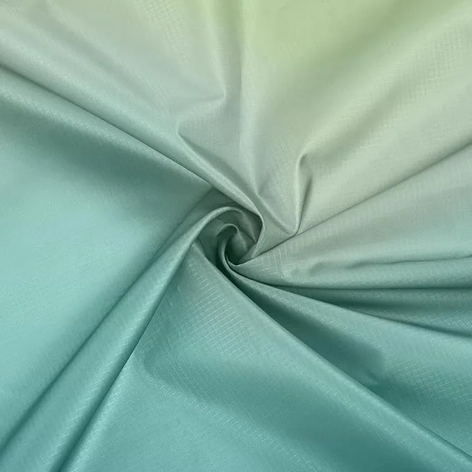 Beach Blanket Waterproof Sandproof, 10'X 9' Oversized Beach Picnic Blankets, Beach Mat Sand Free Windproof w/Stakes and Corner Sand Pocket for Outdoor, Travel, Camping, Beach Essentials-Teal Gradient