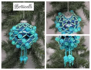 Beaded Glass Ornament - Botticelli